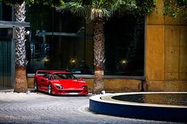Barcelona: Ferrari F40 Hotel Miramar